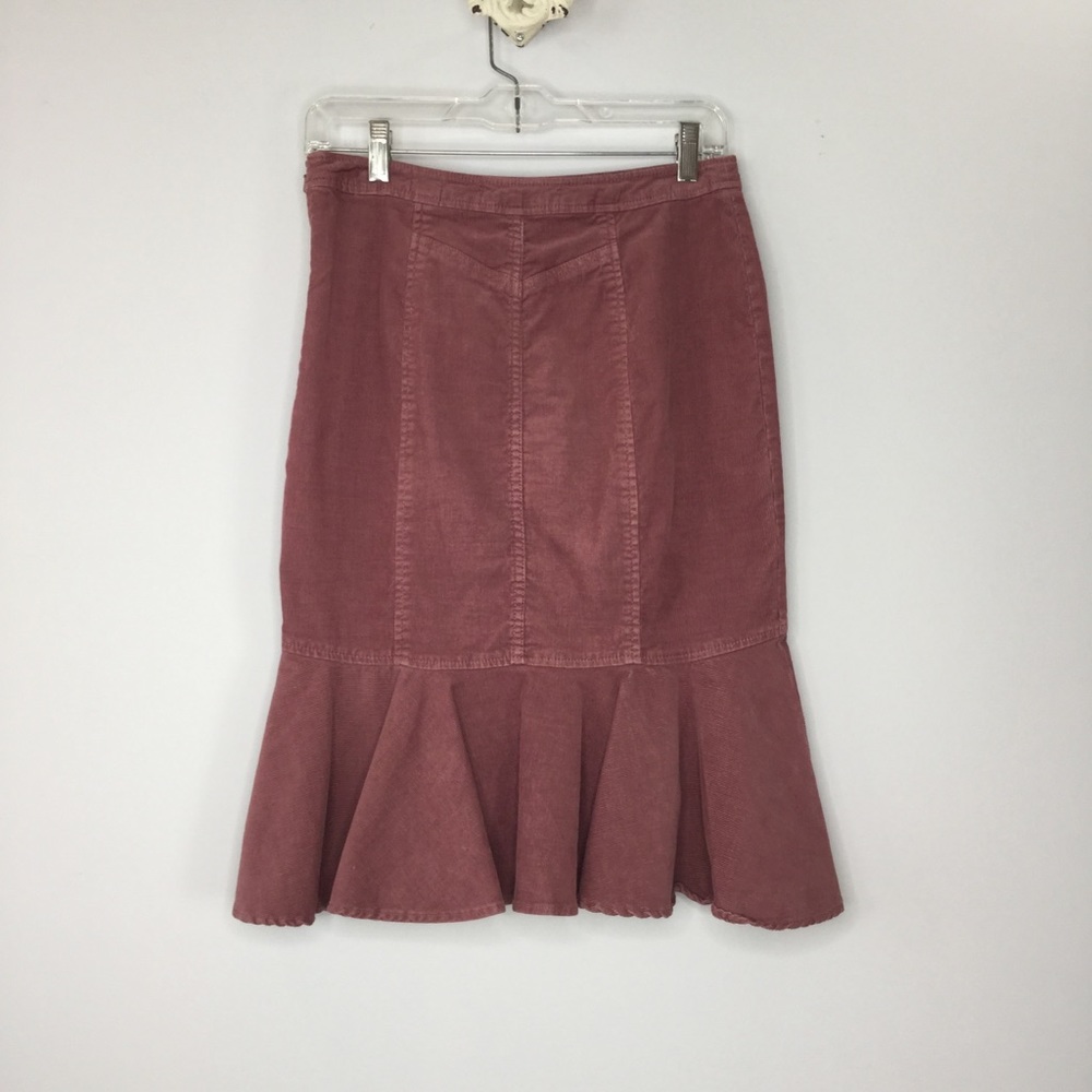 Pilcro and The Letterpress Corduroy ruffle skirt - Picture 2 of 4